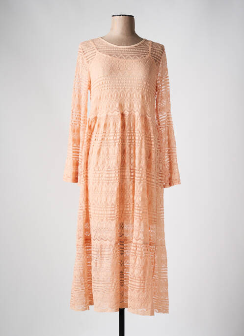 Rochie midi roz ANNA femeie