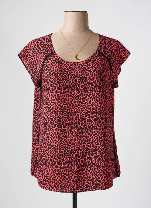 Tricou roz MAISON SCOTCH femeie