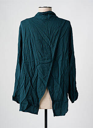 Cămașă țesătură crep mâneci lungi verde PLEASE femeie