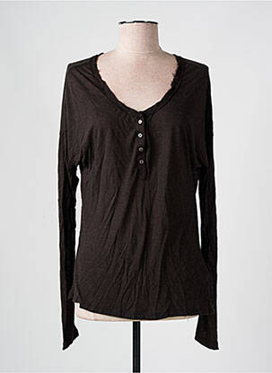 Tricou mâneci lungi mâneci lungi gri MAISON SCOTCH femeie