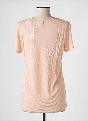 Tricou elasticitate mâneci scurte roz MAISON SCOTCH femeie