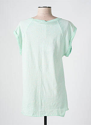 Tricou elasticitate mâneci scurte verde PLEASE femeie