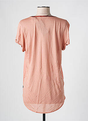 Tricou imprimeu fantezie mâneci scurte portocalie MAISON SCOTCH femeie
