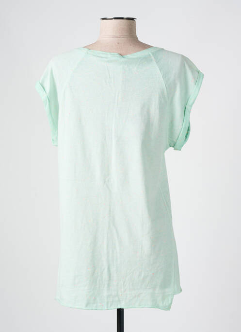 Tricou verde PLEASE femeie