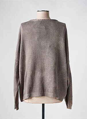 Pulover strânsă pe partea de jos mâneci lungi maro LA FEE MARABOUTEE femeie
