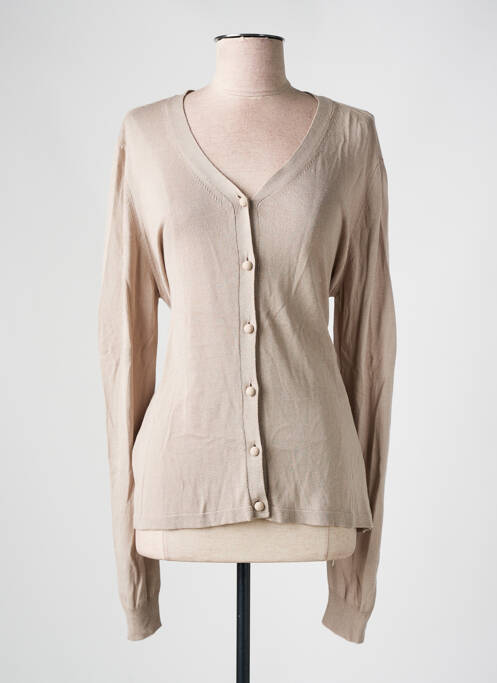 Vestă cu mâneci lungi maro LA FEE MARABOUTEE femeie