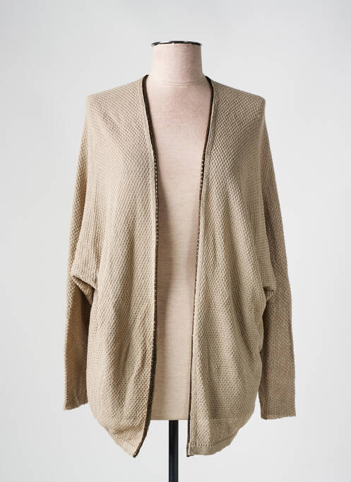 Vestă cu mâneci lungi maro LA FEE MARABOUTEE femeie