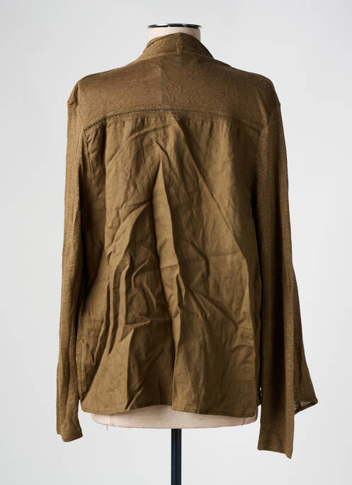 Vestă cu mâneci lungi verde LA FEE MARABOUTEE femeie