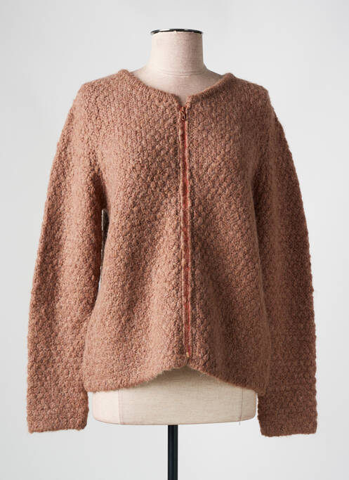 Vestă cu mâneci lungi maro ESE O ESE femeie