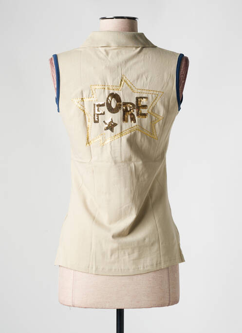 Polo bej GIRLS GOLF femeie