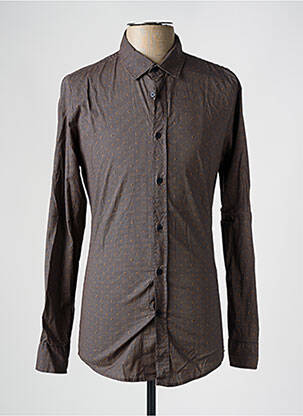 Cămașă cu mâneci lungi maro IMPERIAL bărbat