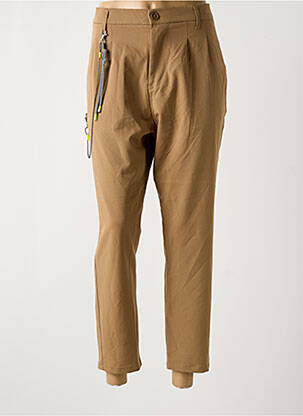 Pantalon 7/8 elasticitate mărime normală maro IMPERIAL femeie