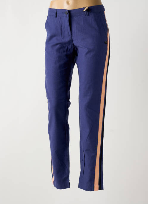 Pantalon slim albastru MAISON SCOTCH femeie