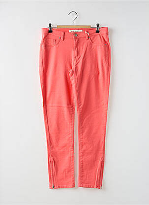 Blugi cu croială slim portocaliu GEISHA femeie