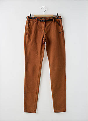 Pantalon slim talie joasă talie joasă maro MAISON SCOTCH femeie