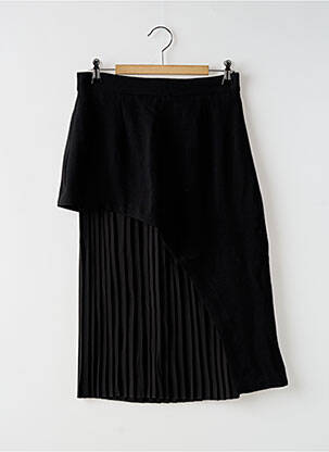 Fustă midi talie cu cleme negru IMPERIAL femeie