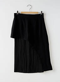 Fustă midi talie cu cleme negru IMPERIAL femeie
