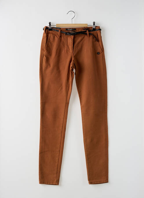 Pantalon slim maro MAISON SCOTCH femeie