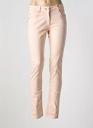 Blugi cu croială slim roz LA CIBLE ROUGE femeie
