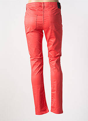 Pantalon slim buzunare roșu LA CIBLE ROUGE femeie
