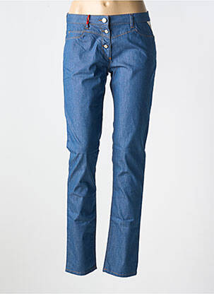 Blugi cu croială slim albastru LA CIBLE ROUGE femeie