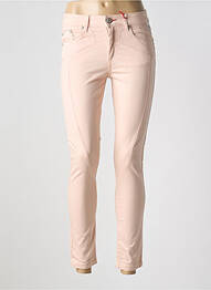 Pantalon slim buzunare roz LA CIBLE ROUGE femme