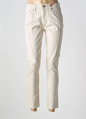 Pantalon 7/8 bej LA CIBLE ROUGE femeie