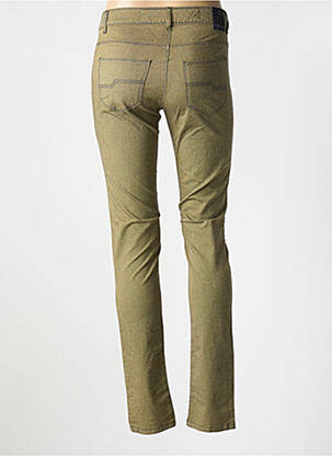 Pantalon slim buzunare verde LA CIBLE ROUGE femeie