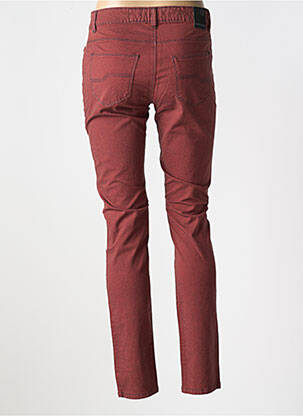 Pantalon slim buzunare roșu LA CIBLE ROUGE femeie