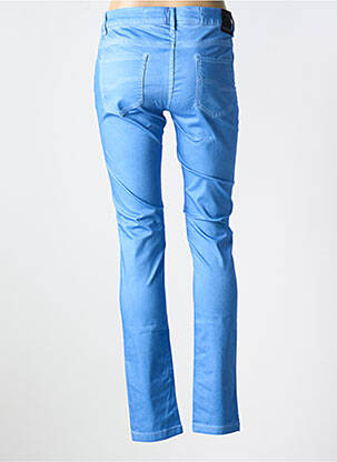 Pantalon slim buzunare albastru LA CIBLE ROUGE femeie