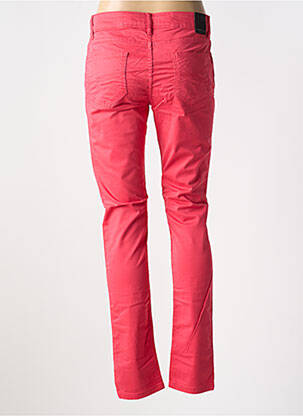 Pantalon slim buzunare roșu LA CIBLE ROUGE femeie