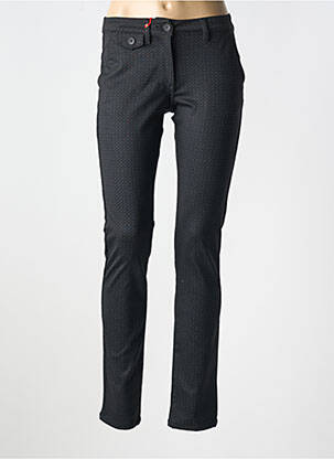 Pantalon slim buzunare negru LA CIBLE ROUGE femeie