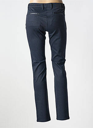 Pantalon slim buzunare albastru LA CIBLE ROUGE femeie