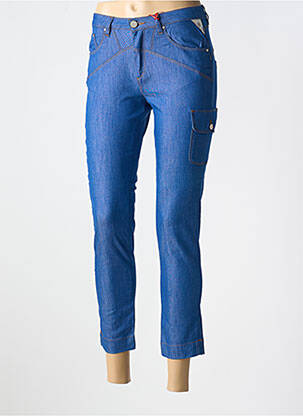 Pantalon 7/8 albastru LA CIBLE ROUGE femeie