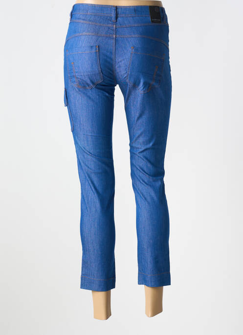 Pantalon 7/8 albastru LA CIBLE ROUGE femeie