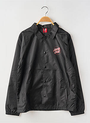 Jachetă vânt negru SANTA CRUZ băiat