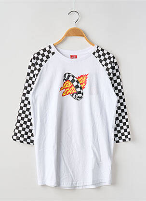 Tricou alb SANTA CRUZ băiat