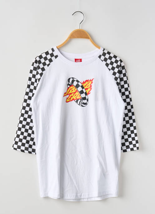 Tricou alb SANTA CRUZ băiat