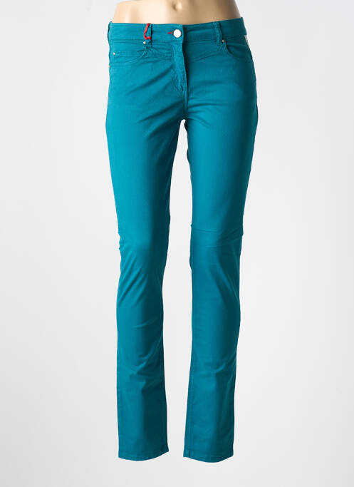 Blugi cu croială slim verde LA CIBLE ROUGE femeie