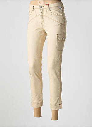 Pantalon cargo bej LA CIBLE ROUGE femeie
