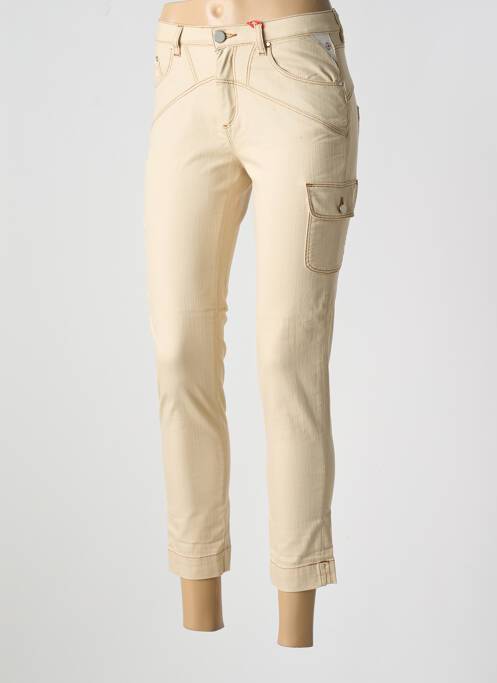 Pantalon cargo bej LA CIBLE ROUGE femeie