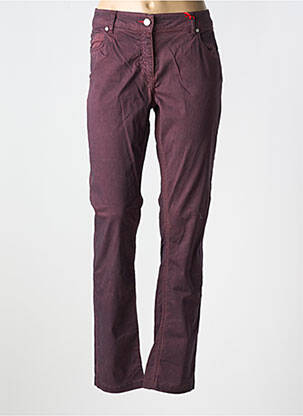 Blugi cu croială slim violet LA CIBLE ROUGE femeie