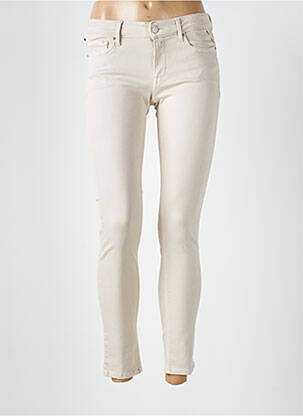 Blugi skinny elasticitate talie joasă bej REPLAY femeie