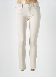 Blugi skinny elasticitate talie joasă bej REPLAY femme