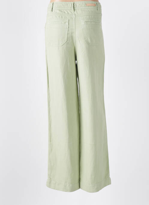 Blugi cu croială evazată verde BÔ-M femeie