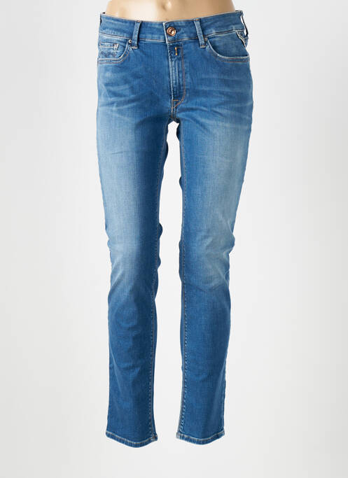 Blugi skinny albastru REPLAY femeie