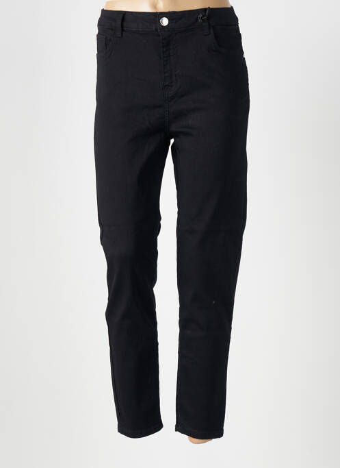 Blugi cu croială slim negru MAT. femeie