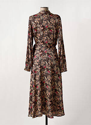 Rochie lungă mâneci lungi mâneci lungi negru SCOTCH & SODA femeie