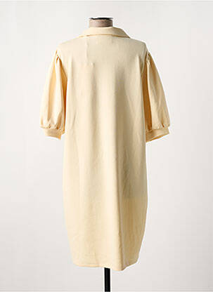Rochie midi mâneci 3/4 mâneci 3/4 bej SCOTCH & SODA femeie