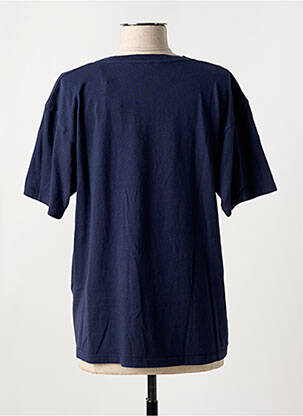 Tricou guler în v mâneci scurte albastru BREWSTER femeie